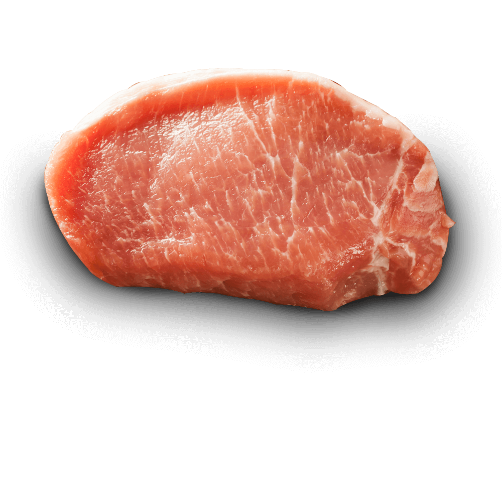 Lean pork steak at Longhorn Butchery