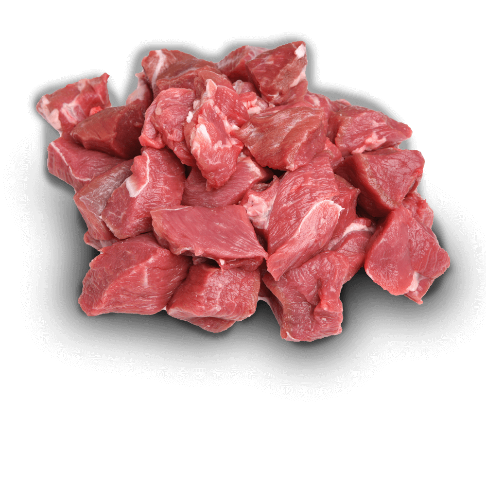lean diced lamnb at Longhorn Butchery