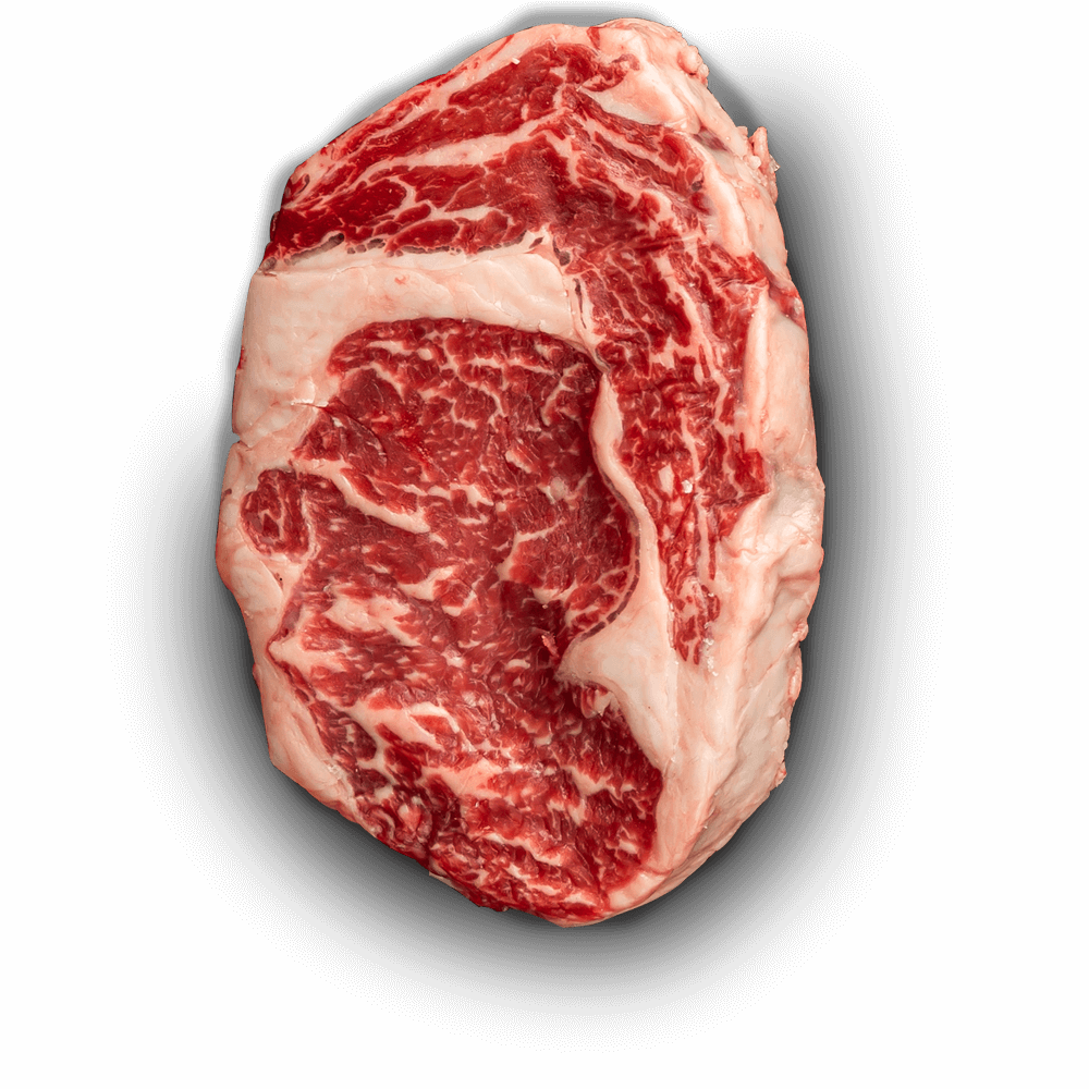 delicious rib-eye steak